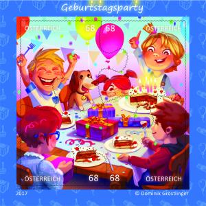 Comicmarken-Puzzle "Geburtstagsparty"