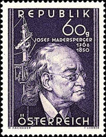 100th anniversary of Josef Madersperger's death