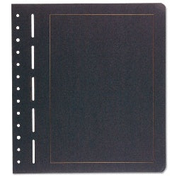 Blankoblätter, schwarzer Karton, goldene Randlinie BLS - Eckl - Sammeln und Zubehör