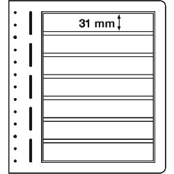 LB blank sheets, divided into 7, pack of 10