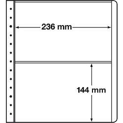 LB blank sheets, divided into 2, inner dimensions: 236x 144 mm, 10 sheets