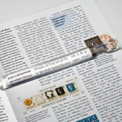 Ruler magnifier / reading stick with ruler