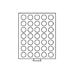 Münzbox 35 runde Fächer mit 32,5 mm ø - Eckl - Sammeln und Zubehör
