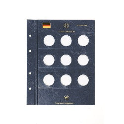 2 VISTA-Münzblätter für deutsche 10-20-25 Euromünzen