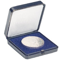 Coin case blue, for 1 coin up to 45 mm ø