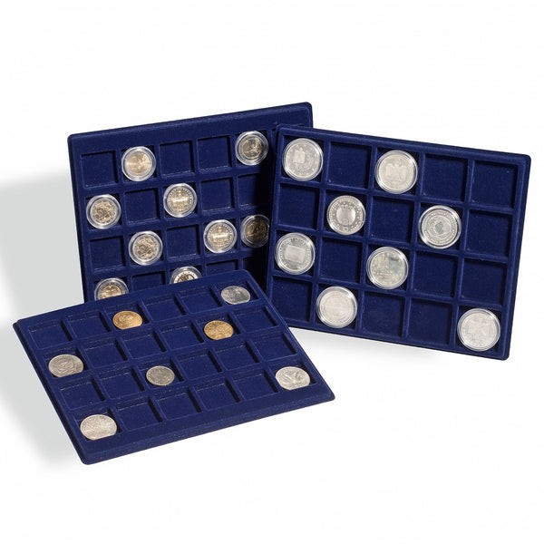 Coin tray S format for 12 coins up to 50 mm ø (quadrum capsules)