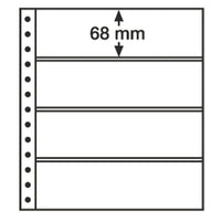 5 LEUCHTTURM R-Tafeln, 4er Einteilung, schwarz
