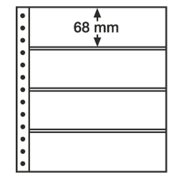 5 LEUCHTTURM R-Tafeln, 4er Einteilung, schwarz