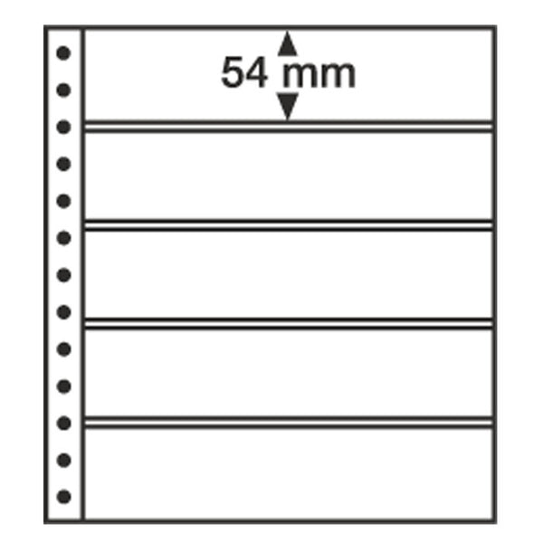 5 LEUCHTTURM R-Tafeln, 5er Einteilung, schwarz