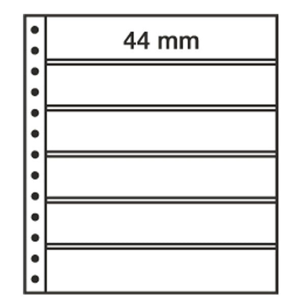 5 LEUCHTTURM R-Tafeln, 6er Einteilung, schwarz