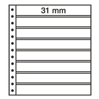 5 LEUCHTTURM R-Tafeln, 8er Einteilung, schwarz